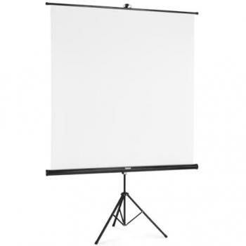 Pantalla de proyección Hama 155 x 155 cm, manual, formato 1:1, portátil y telescópica