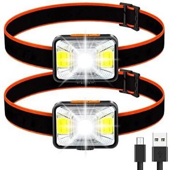 Linterna Frontal LED USB Recargable