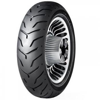 Neumático para Moto Dunlop 180/65 B16 81H D407 SW TL, Rueda Trasera, M/C, Franja Blanca Simple