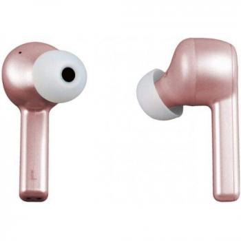 Auriculares True Wireless Toshiba RZE-BT750 Rosa con carga QI y 30 horas de autonomía