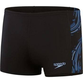 Bañador de natación Speedo Tech Panel Aquashort Hombre Negro/Azul