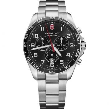 Reloj de hombre Victorinox Fieldforce V241899 de acero con correa plateada