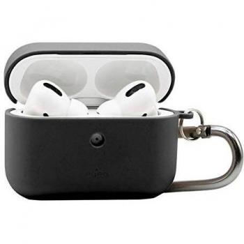 Puro Funda Biodegradable Apple Airpods Pro con mosqueton Negra