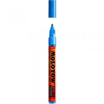 Marcador Permanente One4All 127HS - 2 mm - Azul Metálico