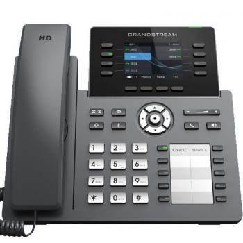 Teléfono IP Grandstream GRP2634 - VoIP 100% - Pantalla TFT 2.8'' - 4 cuentas SIP - Wi-Fi, Bluetooth, PoE, 8 líneas