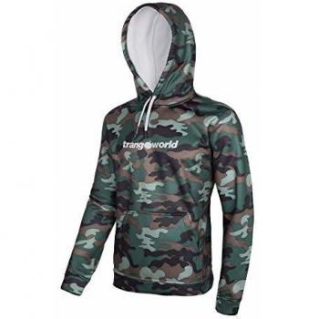 Trangoworld Login-P Sudadera, Hombre, Kaki/Gris Claro, XL