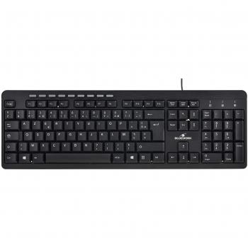Bluestork BS-KB-MEDIAFIRST2 Teclado Multimedia AZERTY Negro