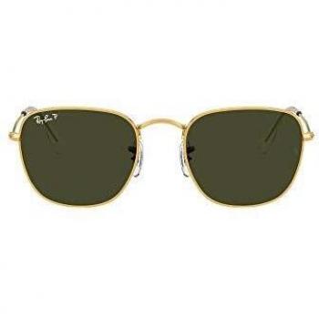 Ray-Ban RB3857 Frank 919658 Unisex Square Gold Sunglasses