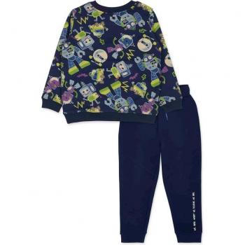 Conjunto de bebé niño Tuc Tuc - Sudadera estampada y pantalón deportivo Robot Maker