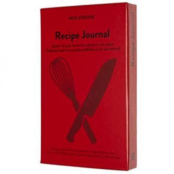 Moleskine - Recipe Journal, Theme Notebook - Hardcover Notebook to Collect and Organise Your Recipes - Large Size 13 x 21 cm - 400 Pages