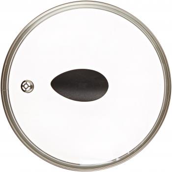 Ozeri ZP-20GL - Tapa de vidrio templado para sarténes de tierra, 20 cm