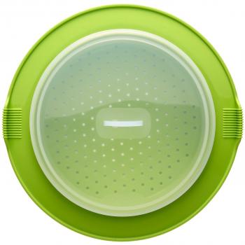 Rocook Vaporera, Silicona, Verde, 32x32x2.5 cm
