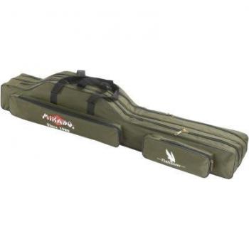 Funda de cañas Mikado - 2 compartimentos 150cm - Verde