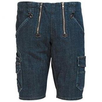 Fhb 2066115 - 22635-22-42 trabajo volkmar pantalones jeans-black / azul, negro
