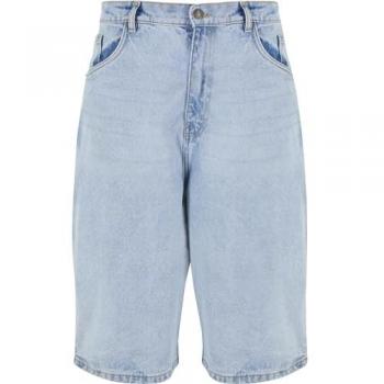 Pantalones Cortos de Denim Pesado para Hombre 90's Azul Claro Waschado
