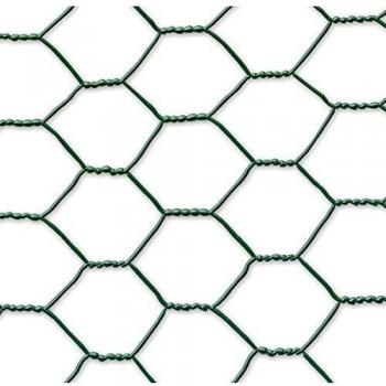 Malla de triple torsión galvanex plast 0.5x10m Nortene