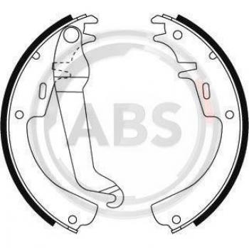 ABS 8713 Juego de Zapatas del Freno