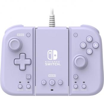 Mando Split Pad Compact Lavanda con soporte para Nintendo Switch de Hori
