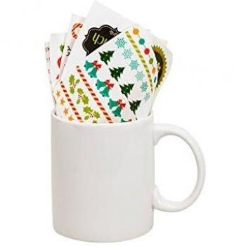 Thumbs Up myxmasmug Faire una Taza de Navidad Taza cerámica Blanco 12 x 9,5 x 8 cm