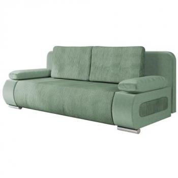 Sofá-cama Comfivo 144 con Caja de Ropa de Cama, 200x77x92cm, Color Verde