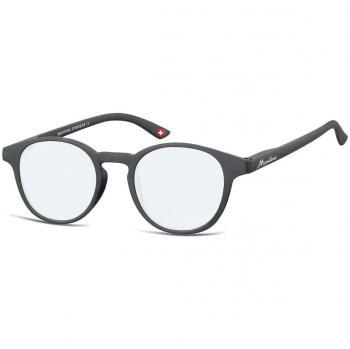 Montana Readers BLF52 Blue-Light Block Men's Eyeglasses Black Size +1.00 - Frame Only - Blue Light Block Available