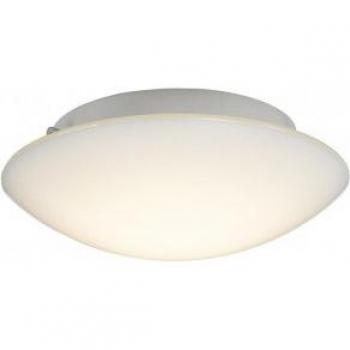 Lámpara de techo LOVO en vidrio y ópalo diámetro 26 cm con LED empotrado, 1 luz, acabado opal