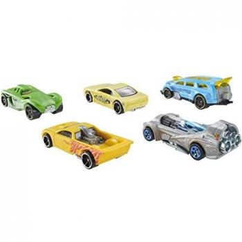 Hot Wheels Shifters Pack de 5 coches que cambian de color, modelo surtido