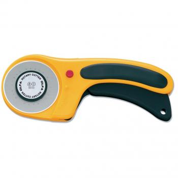 Cúter rotativo para cuchilla circular de 60 mm con botón de bloqueo RTY-3/DX