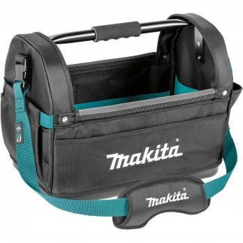 Bolsa de Herramientas Abierta Makita E-15403 490x310x365 mm, 2,44 kg, 29,70 l, Base Impermeable, Correa de Hombro y Asa Metálica