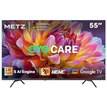 Metz TV 43/55 pulgadas 4K UHD Smart LED con Google TV, HDR 10, MEMC, Dolby Audio y Control de Voz