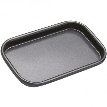 MasterClass KCMCHB53 Single Portion Baking Tray with PFOA Non Stick, Robust 1 mm Carbon Steel, 16.5 x 10 cm, Grey