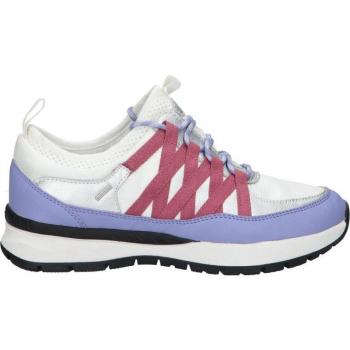 Zapatillas Deportivas Geox D Braies B ABX para Mujer y Niña, Blancas con Violeta, Talla 36 EU