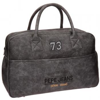Pepe Jeans Jack Bolsa de Viaje, 50 cm, 30.4 Litros, Gris