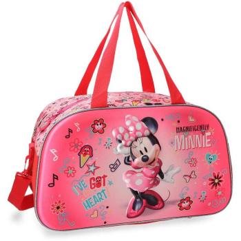 Disney Stickers Bolsa de Viaje, 44 cm, 24.2 Litros, Rosa