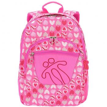 Totto - Mochila Educativa Crayola con Diseño de Corazones Rosa (20L)