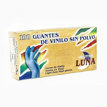 Guantes de vinilo azul sin polvo multiusos talla XG - 100 unidades