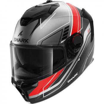 Shark Casco Integral Spartan GT Pro Antracita-Rojo-Negro y Shark Spartan GT Pro Toryan Casco - Negro Gris Rojo