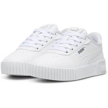 Puma Carina 2.0 Holo Zapatilla Moda Niño Blanco (31) White Mauve Mist Silver Pink Metallic