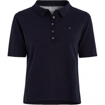 Tommy Hilfiger Mujer Polo de Manga Corta 1985 Pique Polo Regular Fit