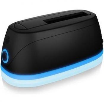 ICY BOX IB-1124L-C3 Estación de Acoplamiento para Disco Duro SATA SSD/HDD de 2,5 y 3,5, USB 3.2 Gen 1 (3.1 Gen 1