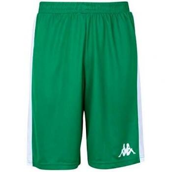 Kappa Caluso Pantalón de Baloncesto, Unisex Adulto, Verde, XL