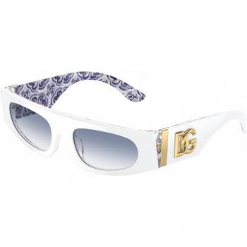 Dolce & Gabbana DG4411 337119 Women's Square White Sunglasses