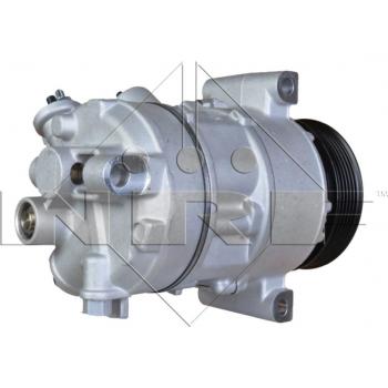 Compresor de aire acondicionado NRF 32882, tipo: compresor, características: refrigerante R134a, capacidad de enfriamiento optimizada, diseño compacto para fácil instalación, alta eficiencia energética, compatible con múltiples modelos de vehículos