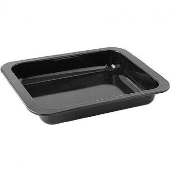 Zenker Bandeja Horno Universal esmaltada con Bordes, Rustidera para asados y repostería, Fuente para Horno Antiadherente, Resistente hasta 400ºC con Capacidad de 3300ml, 32,5x25x5cm, 1ud.