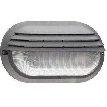 Aplique de Pared Exterior FAR IP44 21W E27 Poliamida Negro 27 cm