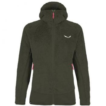 Chaqueta Forro Polar con Capucha Salewa Tognazza Polarlite Mujer Verde Abeto - L