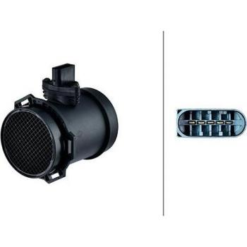 Caudalímetro HELLA 8ET 358 095-901 - Sensor de flujo de aire, medidor de masa de aire, compatible con diversos vehículos, alta precisión en la medición del caudal de aire, fácil instalación, robust