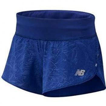 New Balance Impact 3 Inch Printed Running Short Bañador, Mujer, Techtonic Blue, Large
