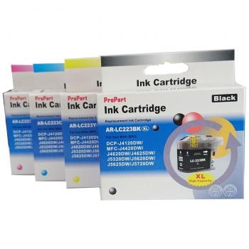 Cartuccia de tinta compatible LC-223BK negra 20ML para impresoras Brother MFC J4410DW, J4510DW, J4610DW, J4620, J4420, J4625, J5625