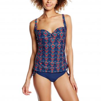 Miami Beach Swimwear Mila, Tankini Para Mujer, Azul
